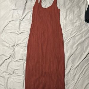 Urban Outfitters Ribbed Midi Dress